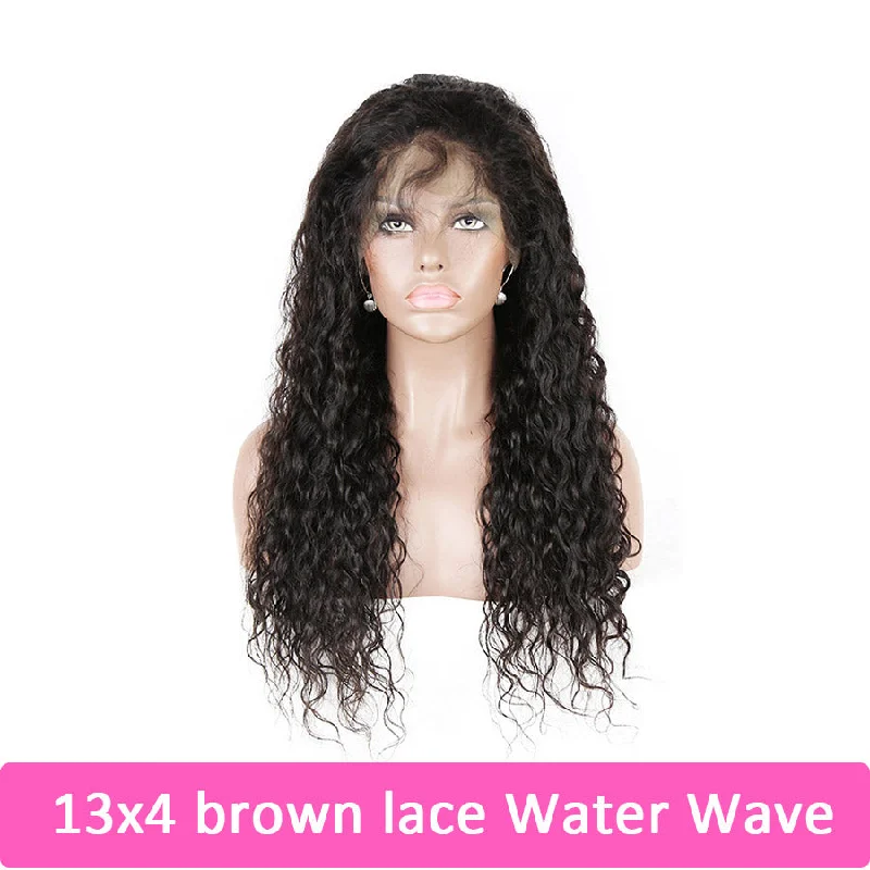 13x4 brown lace water