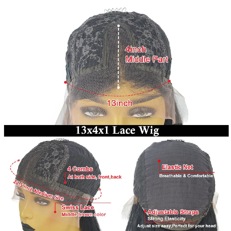 T-part lace wig