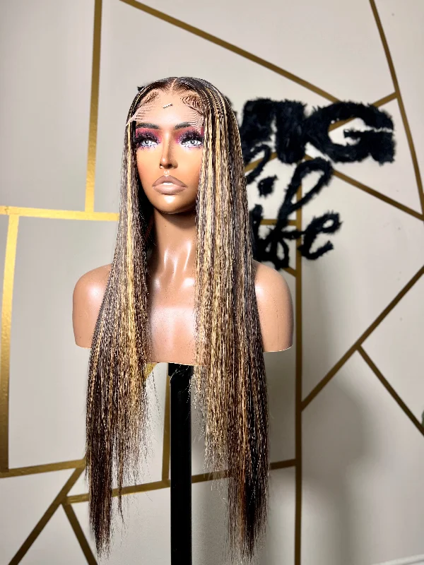 26" Straight Closure Wig