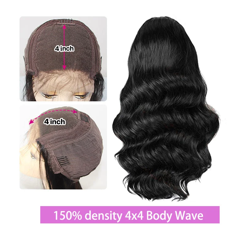 150 density 4x4 Body Wave