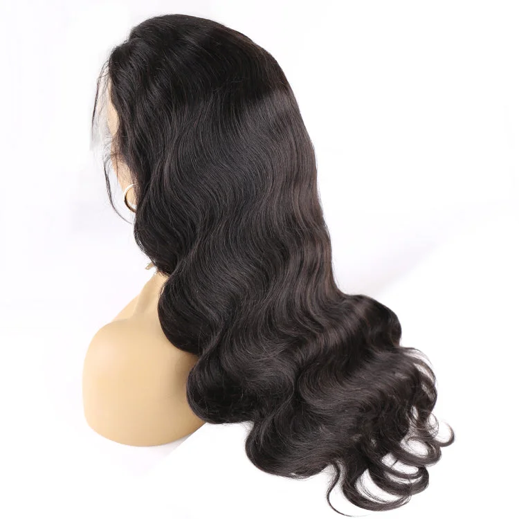 Peruvian remy hair 40 inch 360 transparent hd lace smooth wig bodywave 360 lace frontal wig pre plucked human hair wigs