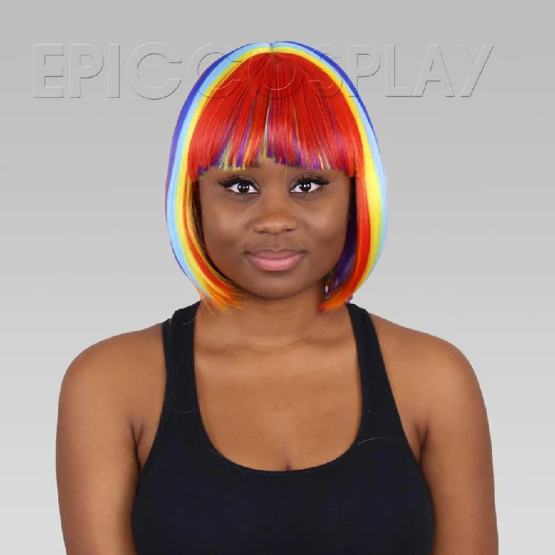 Signature - Rainbow Bob Multi Color Wig