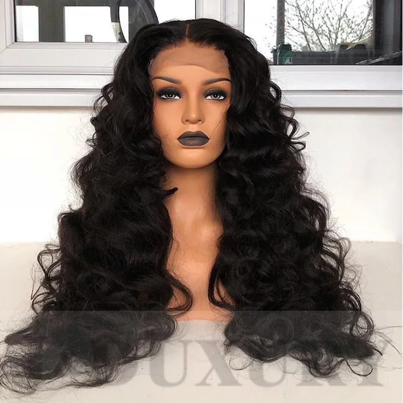 wholesale 13x6 human hair hd lace front wigs hd lace pre plucked body wave 250 density human hair wig for black women