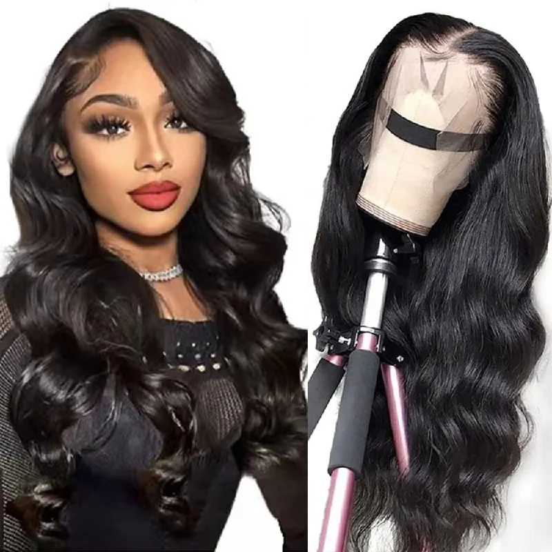 Wholesale Body Wave Wigs HD Transparent Lace Human Hair Lace Front Wigs Vendors 13X6 13X4 Hd Lace Frontal Wigs For Black Women