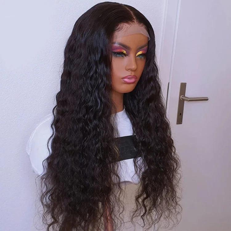 13x4 lace frontal wig water wave