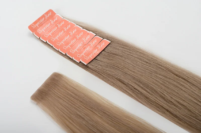 #18 Dark Ash Blonde Invisi Tape Hair Extensions