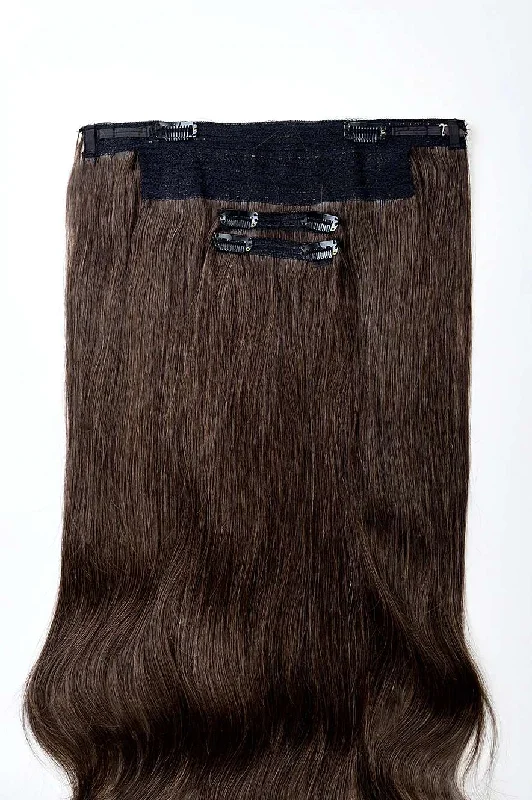 #2 Dark Brown Classic Halo Hair Extensions