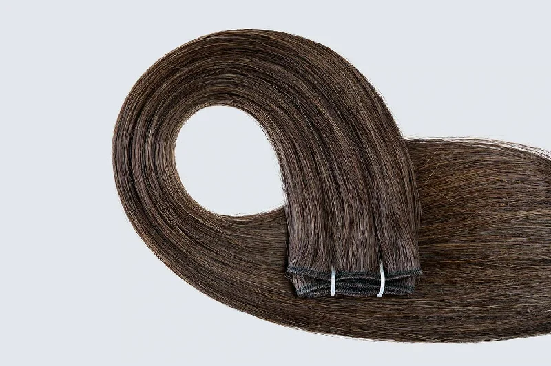 #2 Dark Brown Traditional Weft Extensions