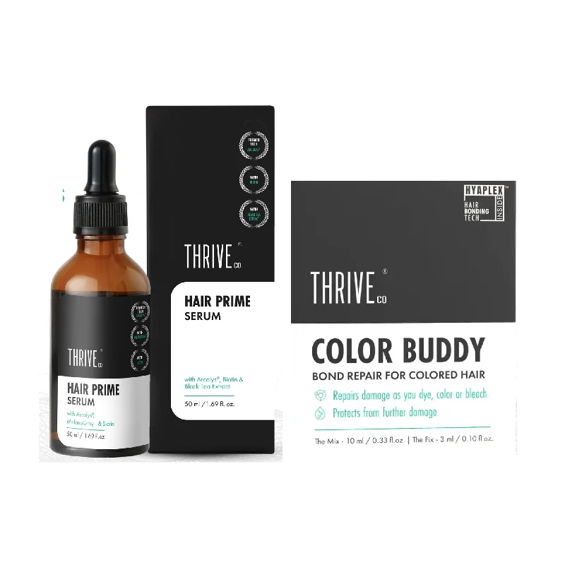 Hair Prime Serum (50ml) + ThriveCo Color Buddy : The Mix, 10ml + The Fix, 3ml