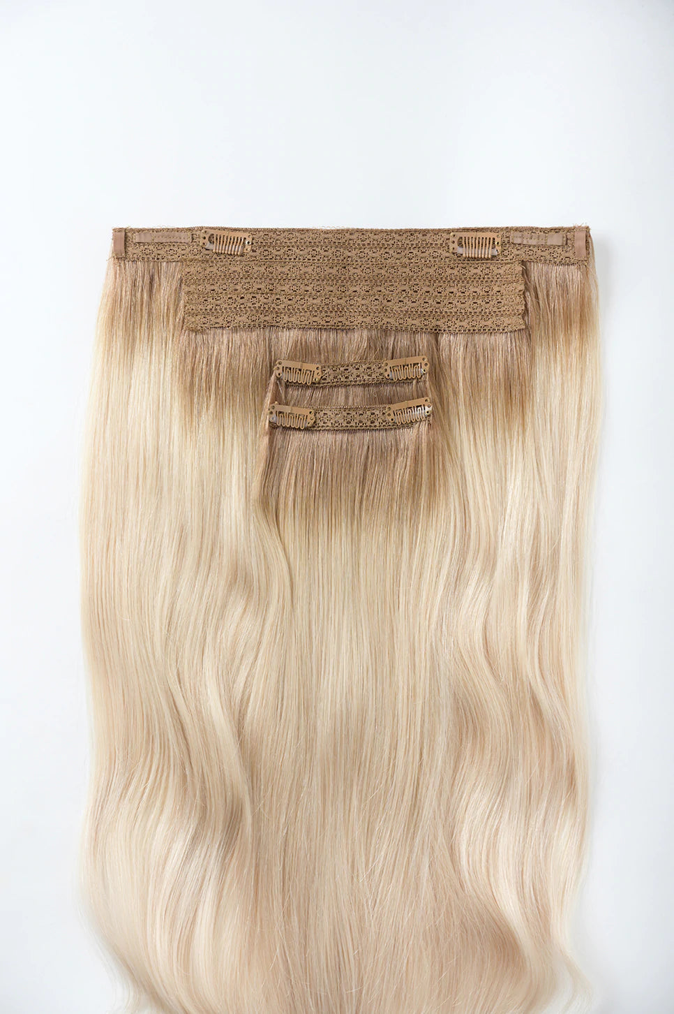 #Beach Blonde Ombre Classic Halo Hair Extensions