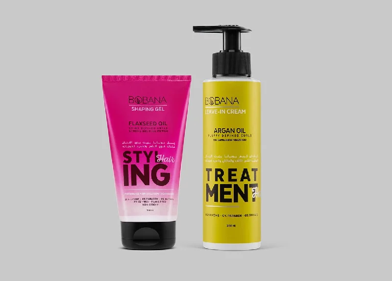 Bobana Repairing Curly Routine Bundle (Strong Hold)