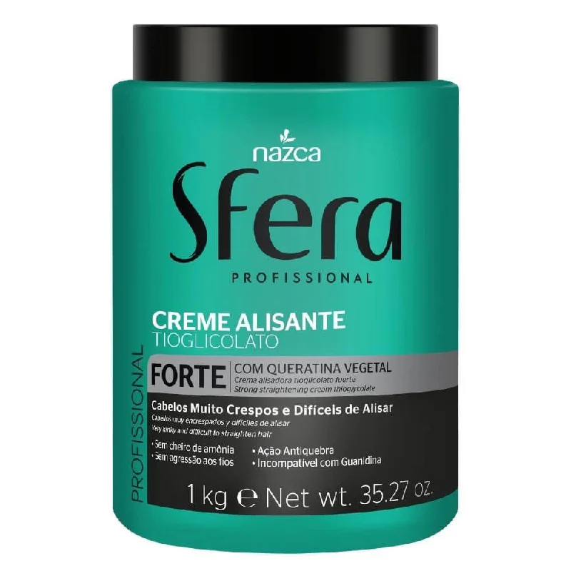 Sfera Frizzy Hair Thioglycolate Keratin Strong Straightening Cream 1Kg - Nazca