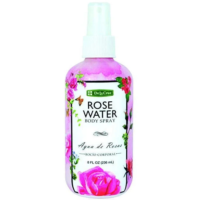 De La Cruz Rose Water Spray 8 FL. OZ.