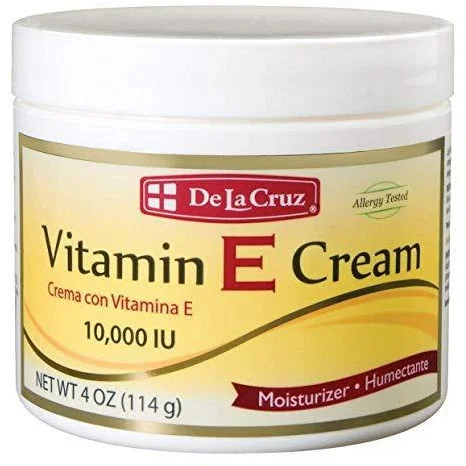 De La Cruz Vitamin E Cream 4 oZ