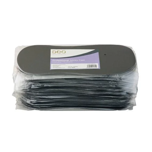 Deo Black Sticky Feet, 25 Pairs