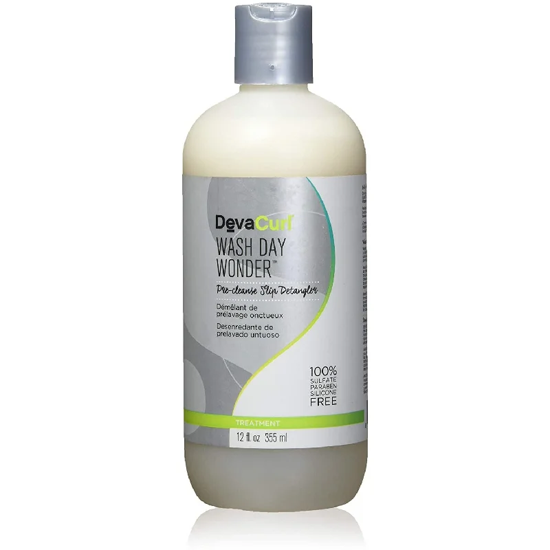 Devacurl Wash Day Wonder Pre- Cleanse Slip Detangler, 12Oz