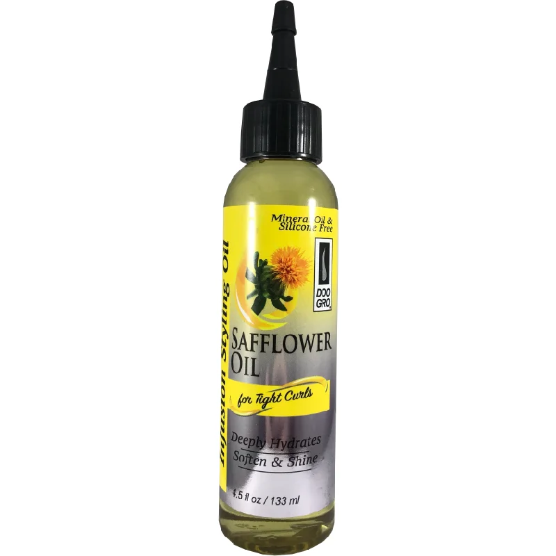 Doo Gro Infusion Styling Oil With Safflower Oil For Tight Curls, 4.5 Oz