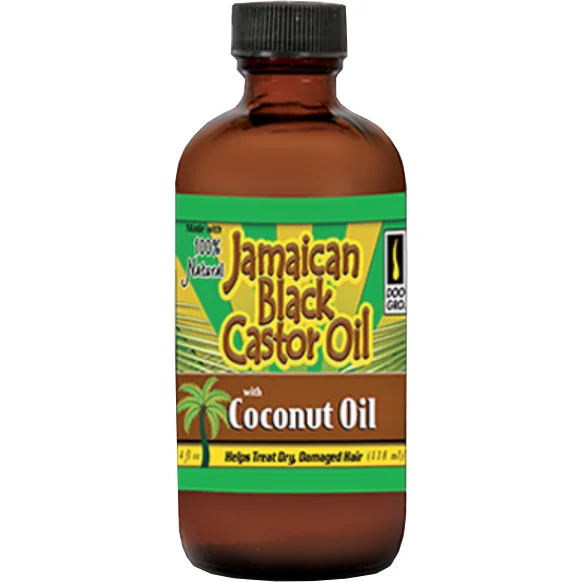 Doo Gro Jamaican Black Castor Oil With Coconut Oil, 4 Oz