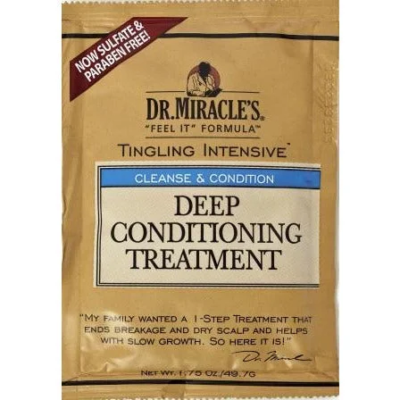 Dr. Miracle's Feel It Formula Deep Conditioning Treatment, 1.75 oz (Pack of 12)