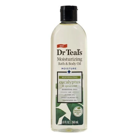 Dr. Teal's Relax & Relief With Eucalyptus & Spearmint Body Oil, 8.8 Oz