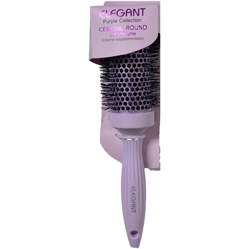 Elegant Brush #715 Ceramic Large Round-Purple