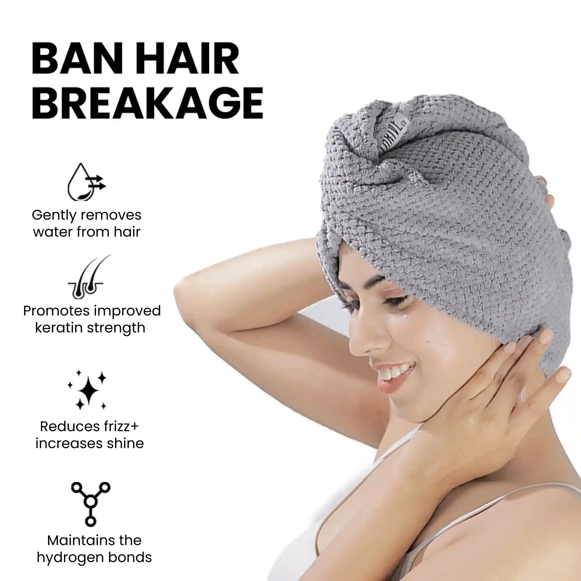 Hair Buddy Damp Defense™ Towel Wrap