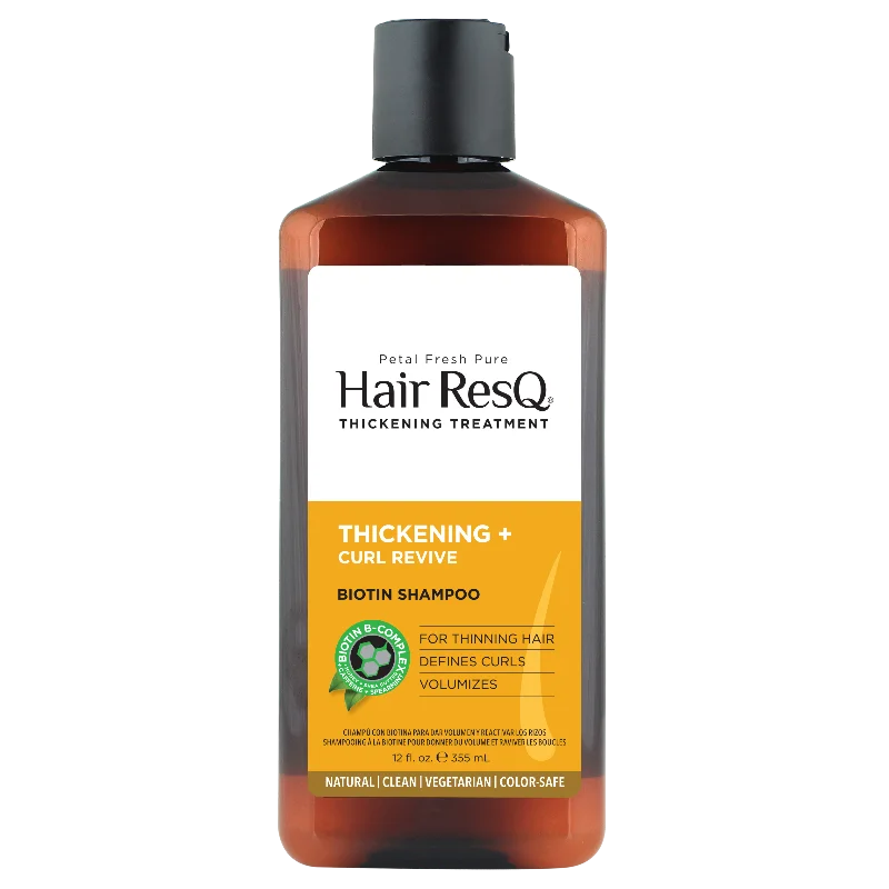 Hair ResQ Thickening Treatment Curl Revive Shampoo with Biotin