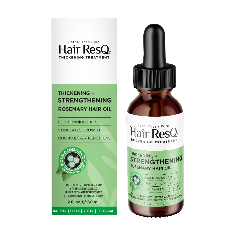 Hair ResQ Thickening Treatment Strengthening Rosemary Hair Oil