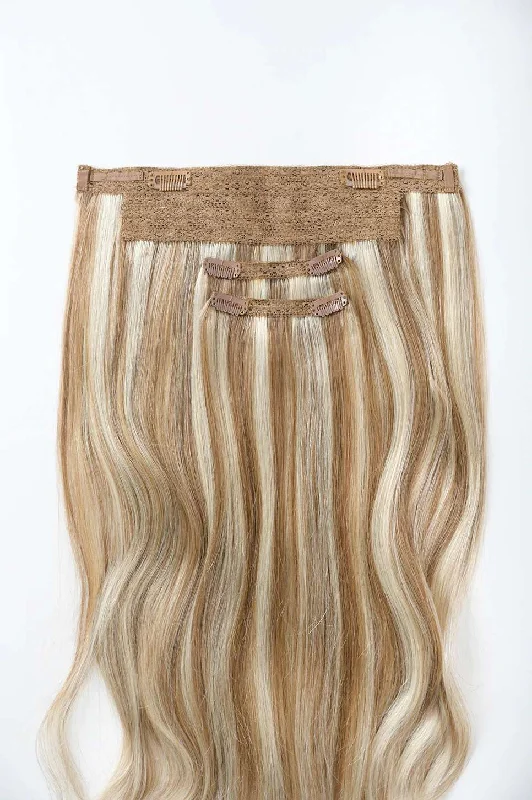 #Hazelnut Twist Classic Halo Hair Extensions