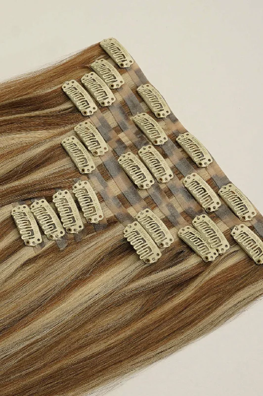 #Hazelnut Twist Seamless Clip In Extensions