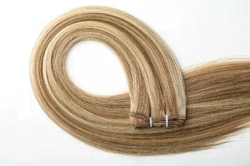 #Hazelnut Twist Traditional Weft Extensions