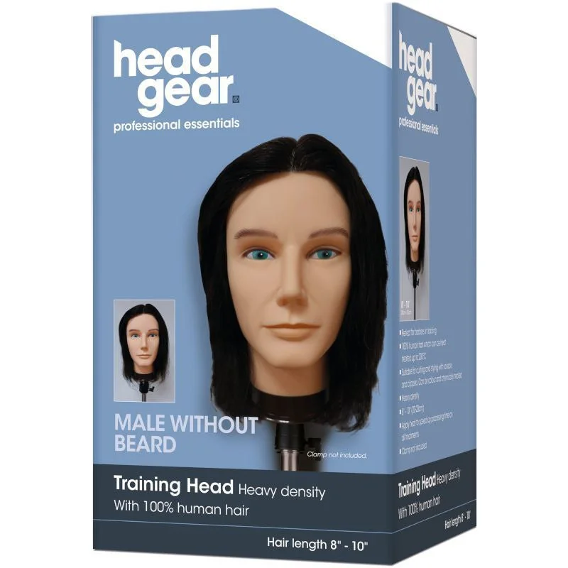 Head-Gear Gents Head No Beard 100% Human Hair