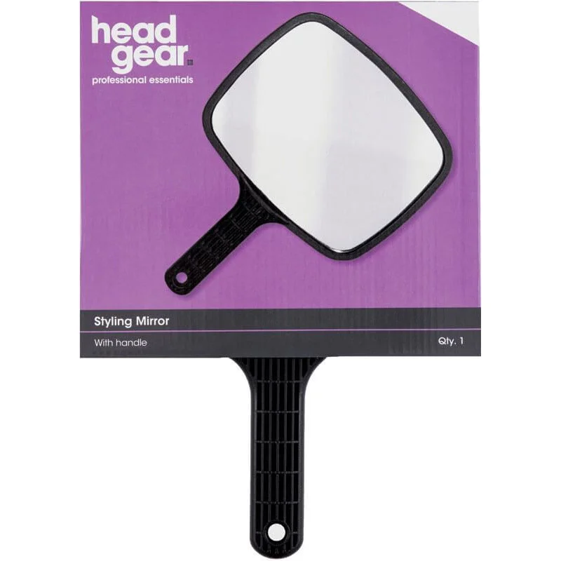 Head-Gear Square Back Mirror (Black)