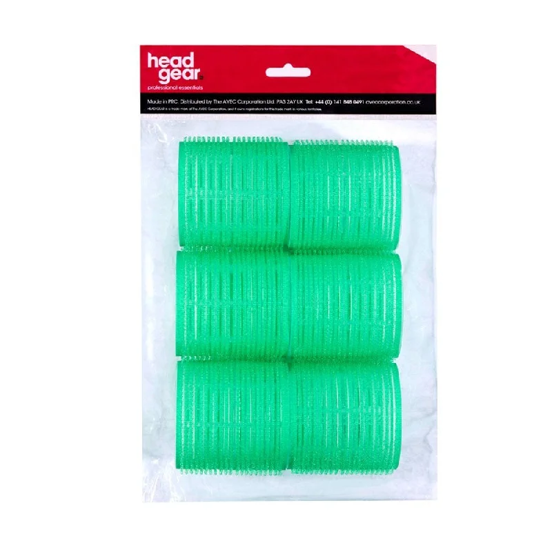 Head-Gear Velcro Roller Green 61mm x 6Pc.