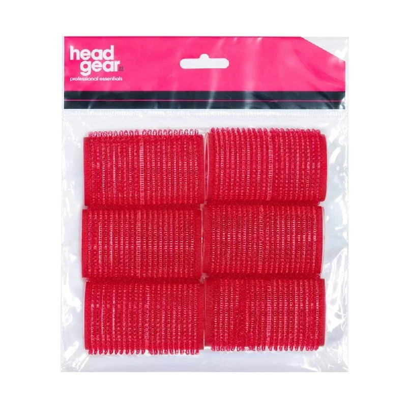 Head-Gear Velcro Roller Red 36mm x 6 Pc.