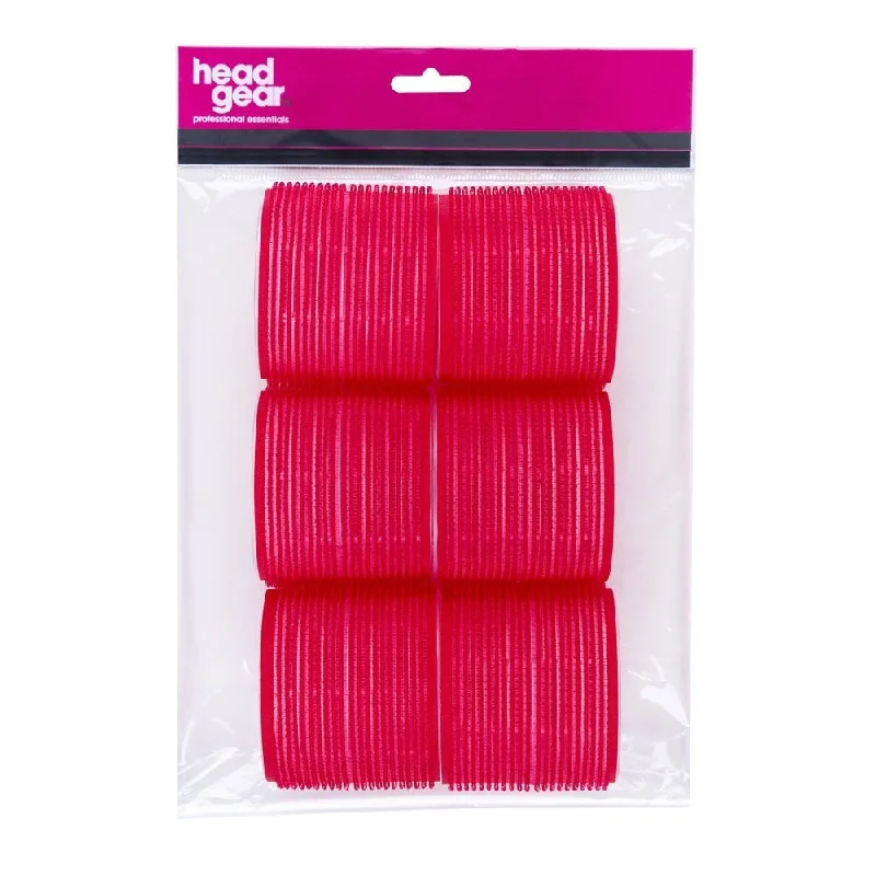 Head-Gear Velcro Roller Red 70mm x 6Pc.