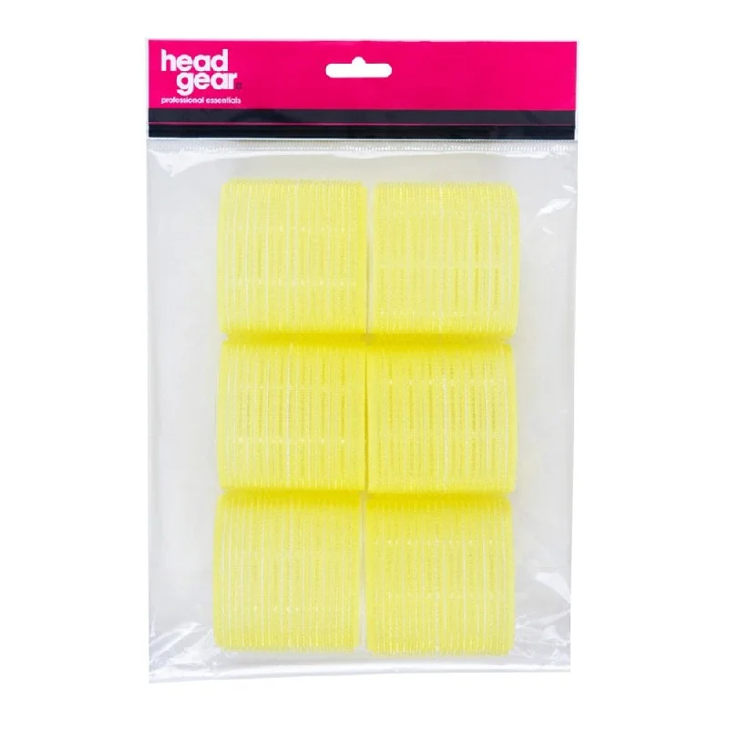 Head-Gear Velcro Roller Yellow 66mm x 6Pc.