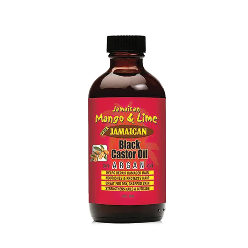 satin texture hair care-JAMAICAN MANGO & LIME Jamaican Black Castor Oil 4OZ [ARGAN]