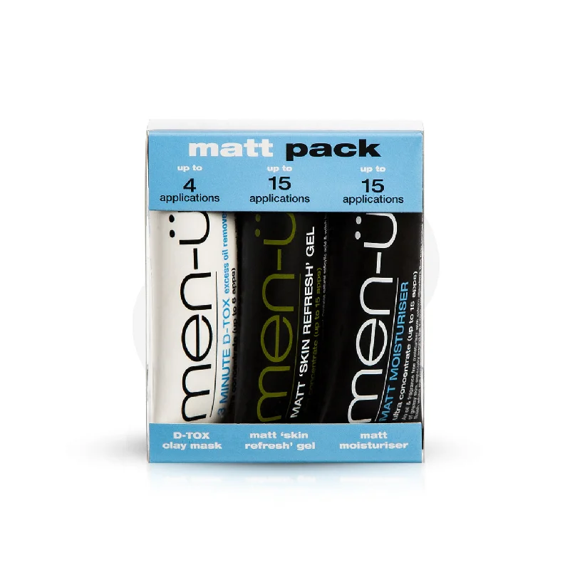 Men-u Matt Pack - 3 x 15ml