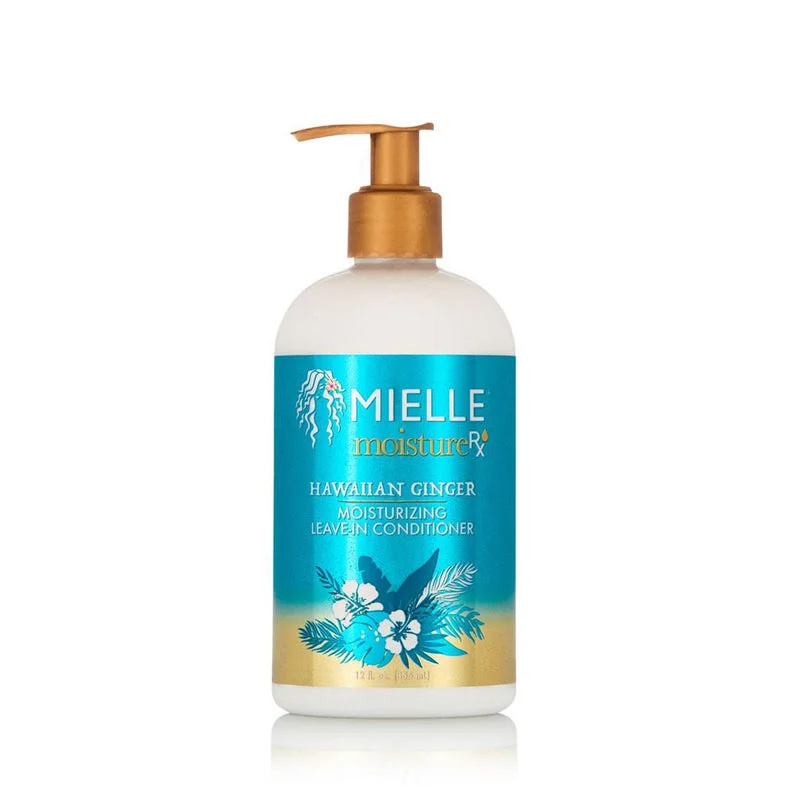 airy smoothing hair care-MIELLE ORGANICS MOISTURE RX HAWAIIAN GINGER Moisturizing Leave-In Conditioner 12oz