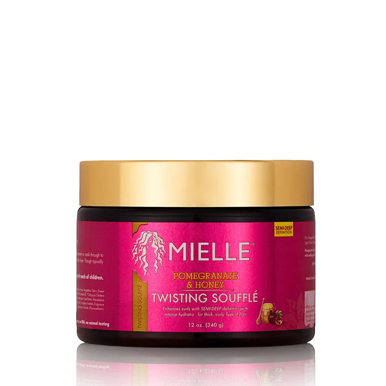 soothing dry hair care-MIELLE ORGANICS POMEGRANATE & HONEY Twisting Soufflé 12oz