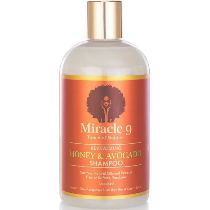 Miracle 9 Honey & Avocado Shampoo 12 OZ