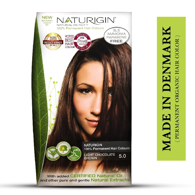 Naturigin Hair Colour - Light Chocolate Brown 5.0 115ml