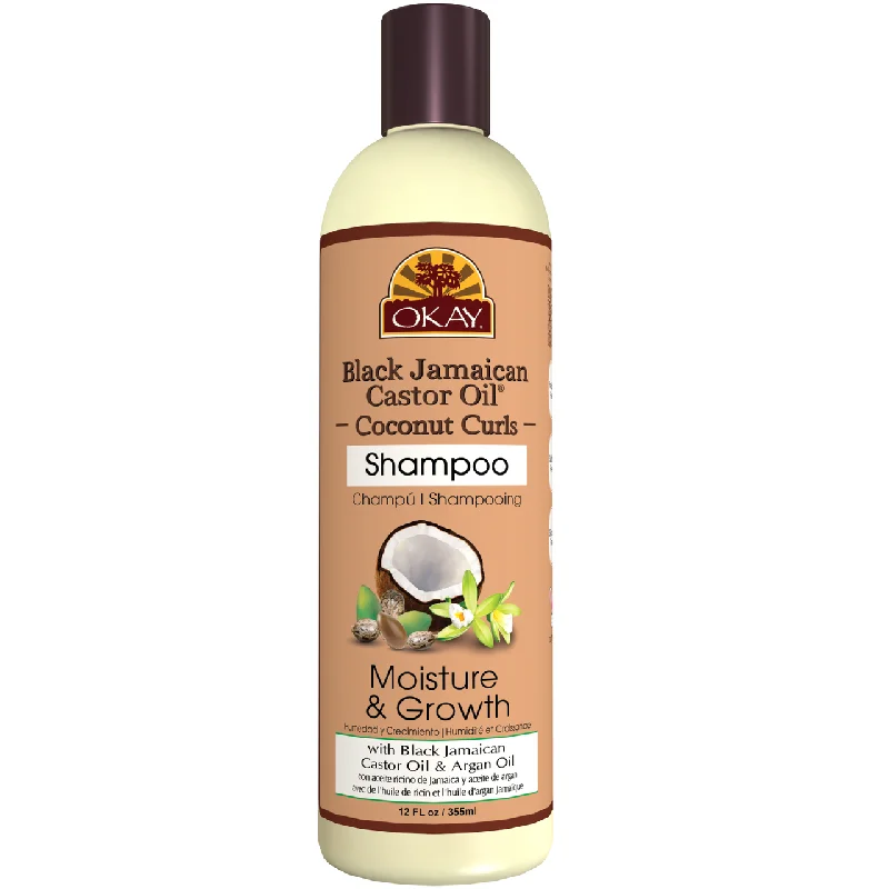 Okay Black Jamaican Castor Coconut Shampoo 12Oz