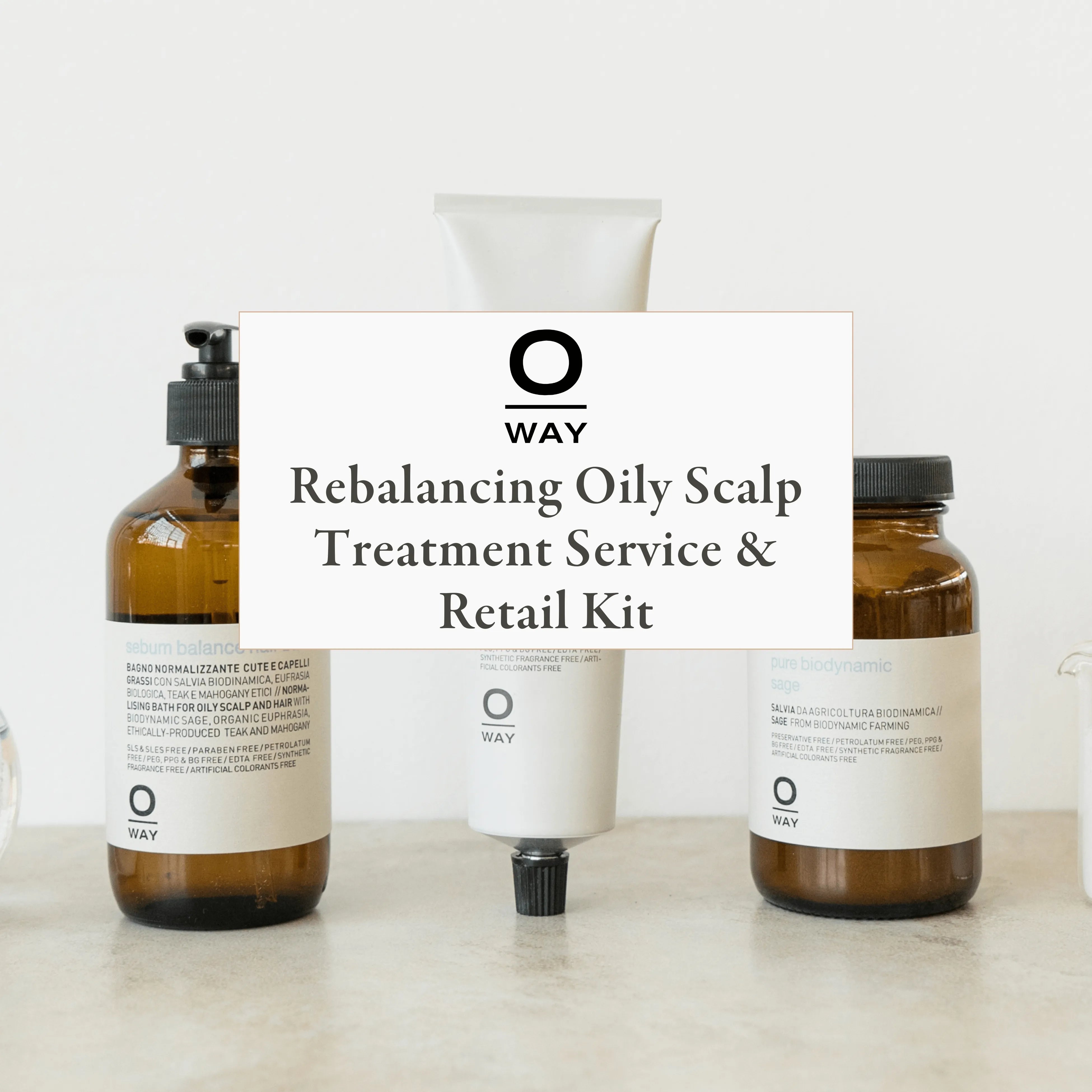 Rebalancing Oily Scalp Treatment Service & Retail Kit