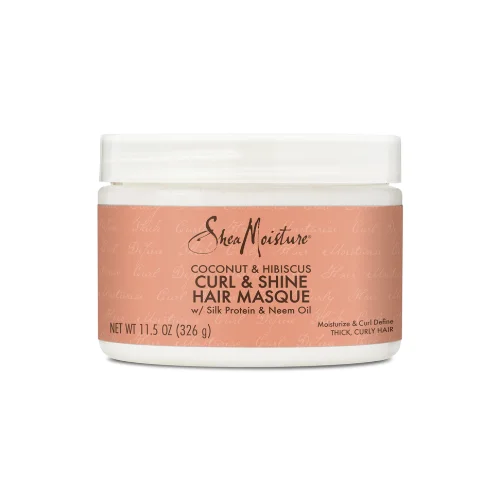 Shea Moisture Coconut & Hibiscus Curl & Shine Hair Masque 11.5oz