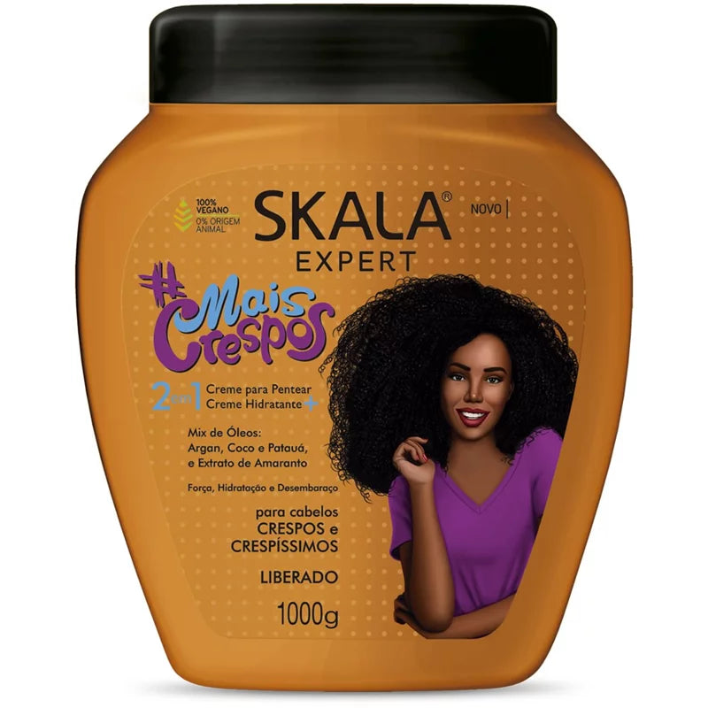 SKALA Mais Crespos Hair Cream / Cream To Comb More Moisturizer #maiscrespos Treatment Cream - Skala