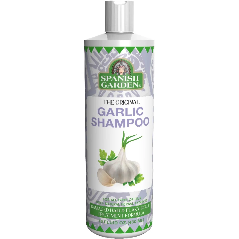 Spanish Garden Original Garlic Shampoo 16 Oz.