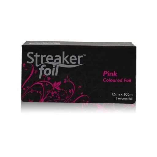 Streaker Foil Pink  12cm x 100m Coloured Foil