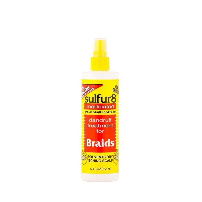 enriched texture hair care-SULFUR8 Medicated Dandruff Treatment For Braids 12oz